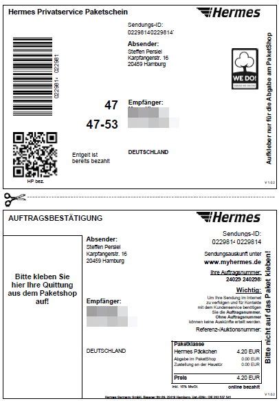 hermes versandettikett|hermes paketschein preise.